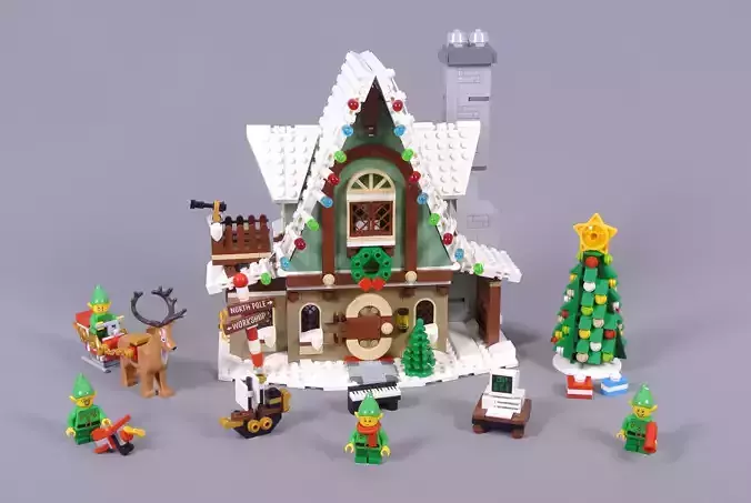 TwindBricks3D - 10275 Elf Club House 3D print model