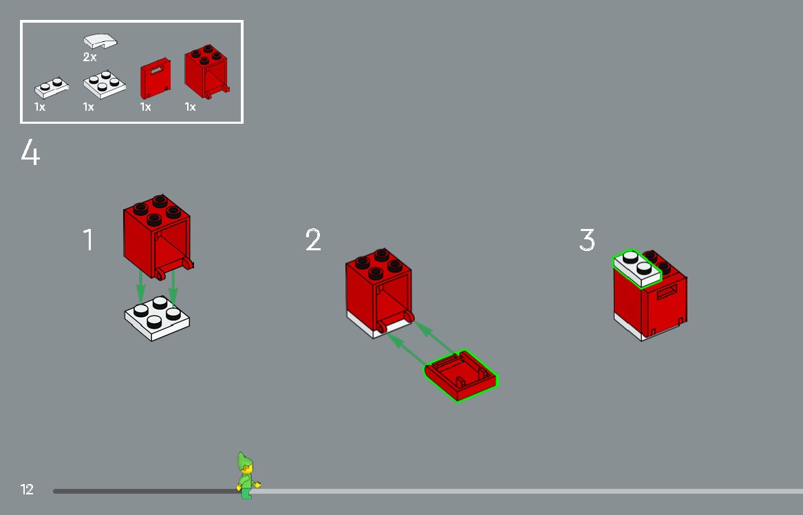 TwindBricks3D - 10339 Santa Post Office 3D print model_7