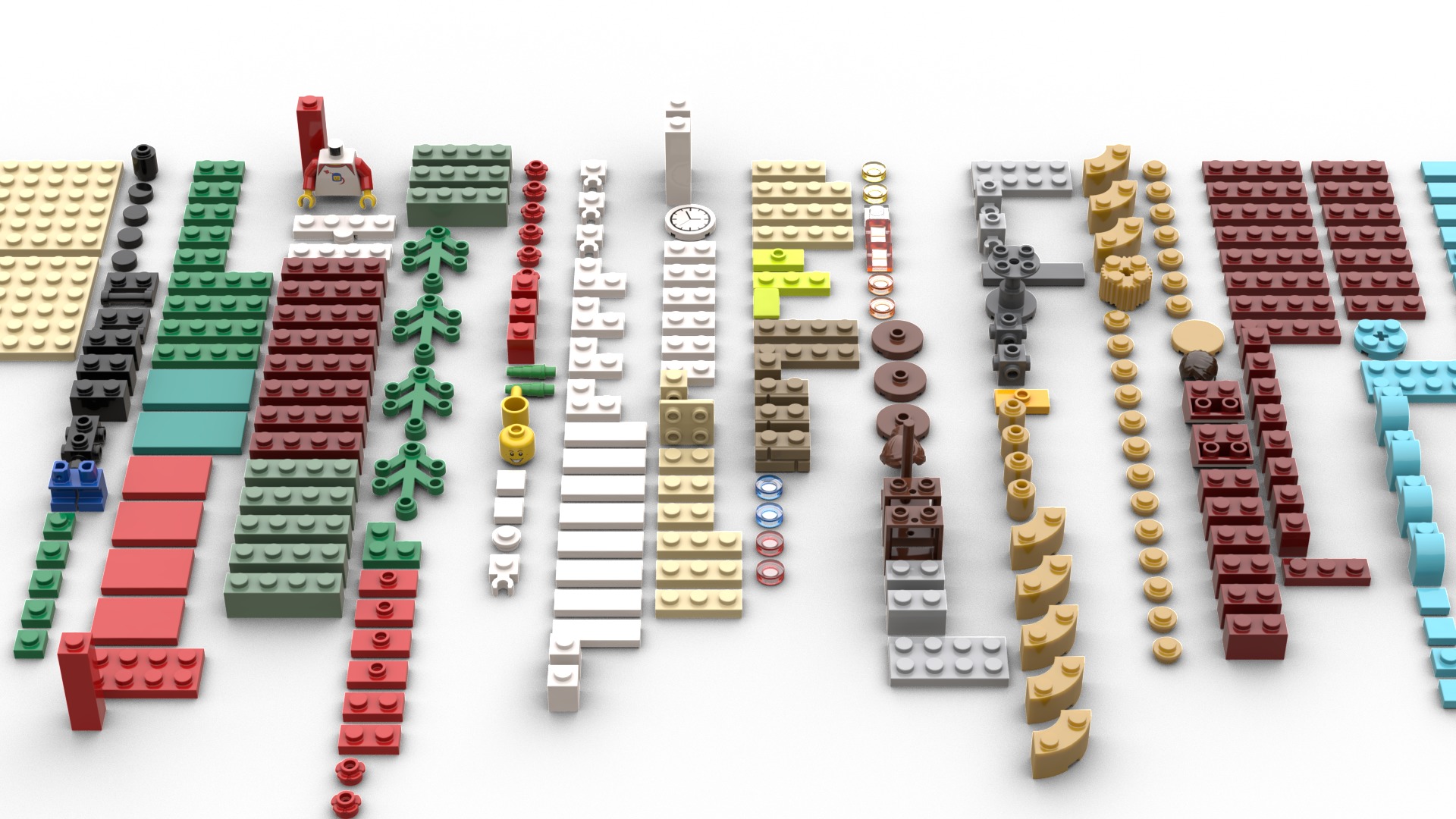 TwindBricks3D - 40292 Christmas Gift 3D print model_1