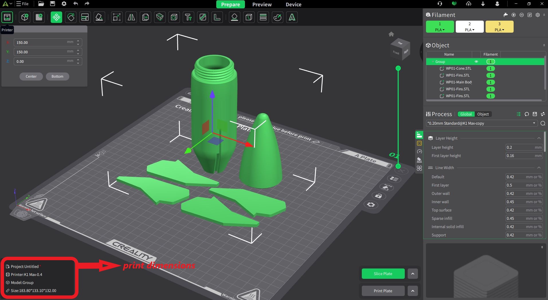 Drone Bomb 3D print model_8