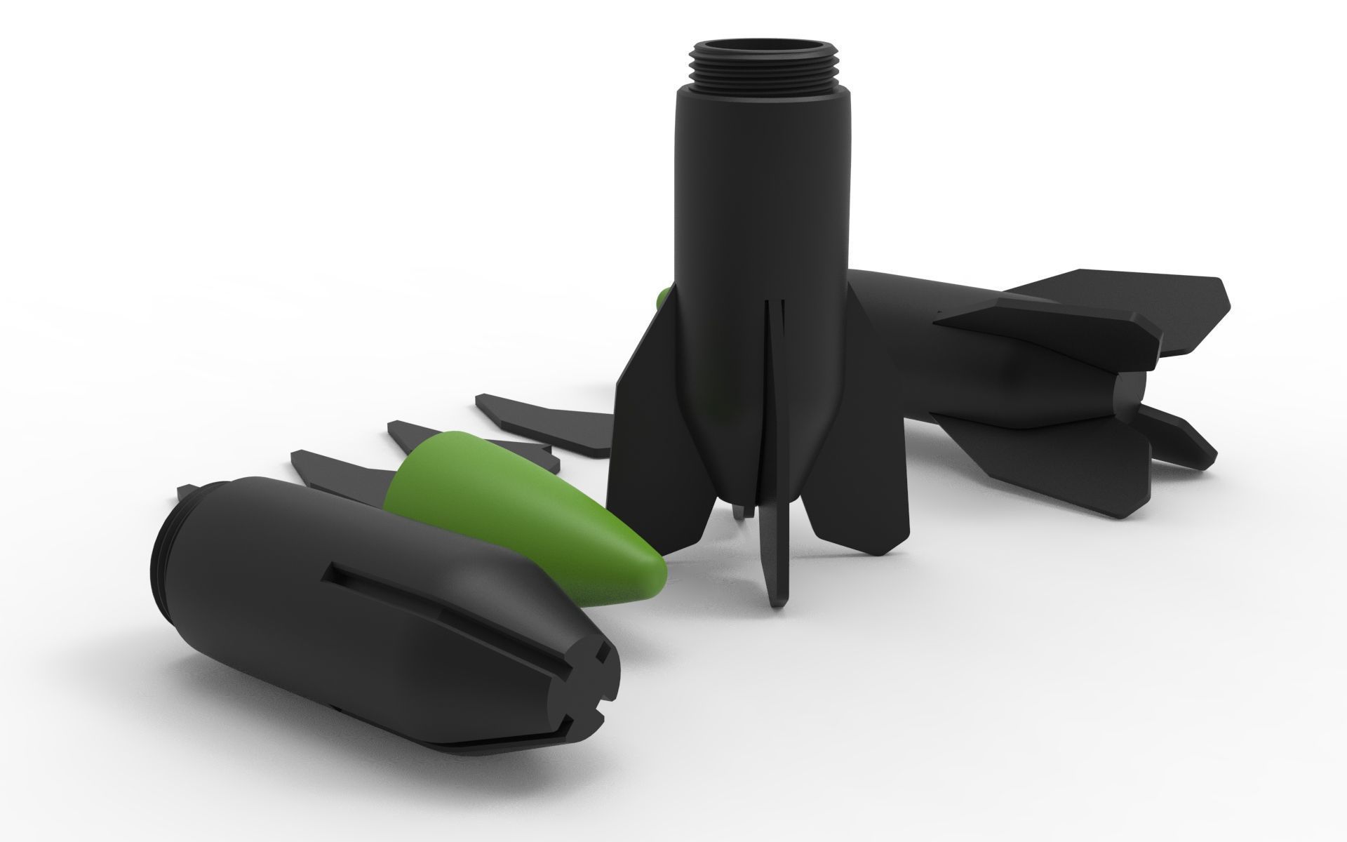 Drone Bomb 3D print model_4