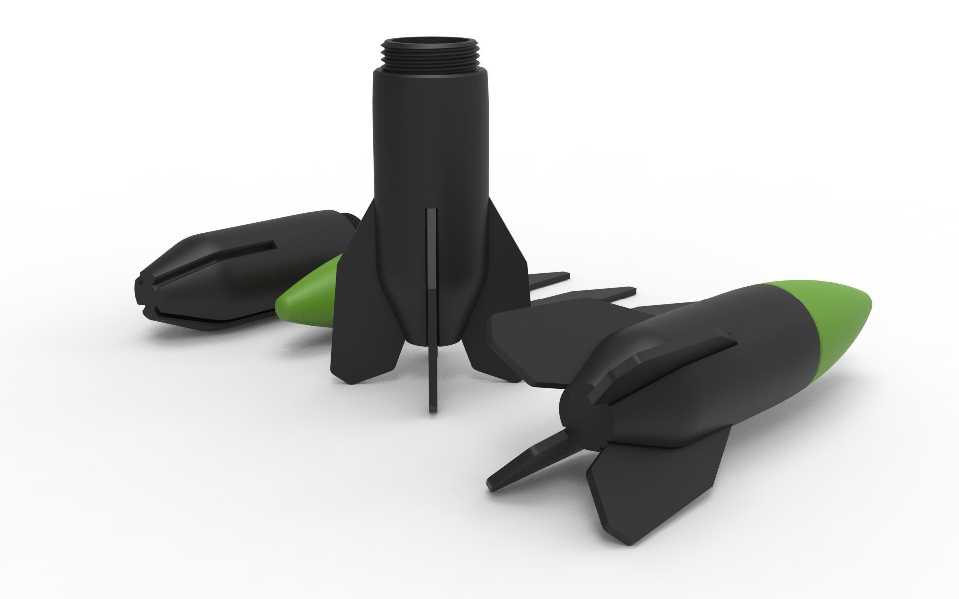 Drone Bomb 3D print model_3