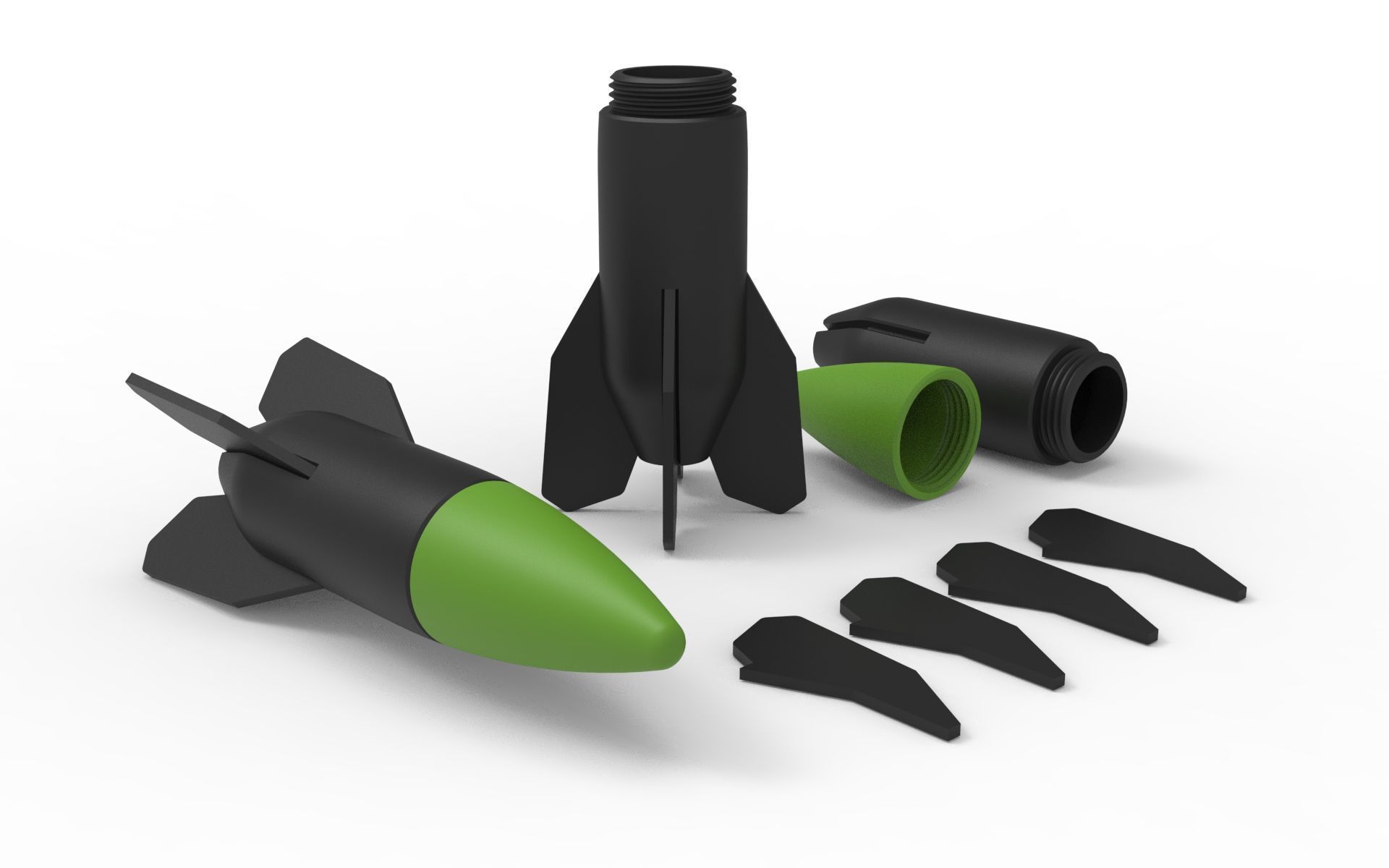 Drone Bomb 3D print model_2