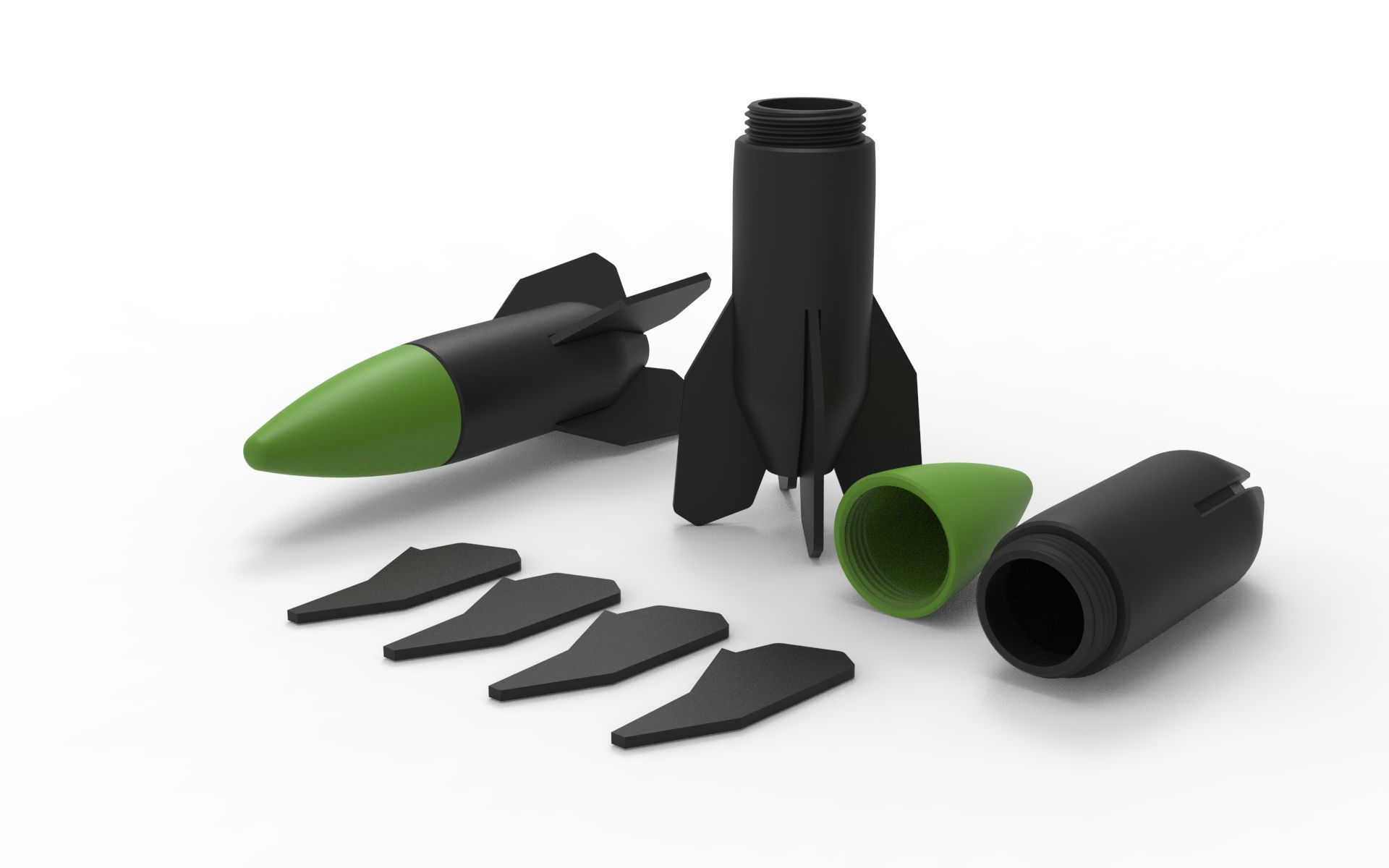 Drone Bomb 3D print model_1