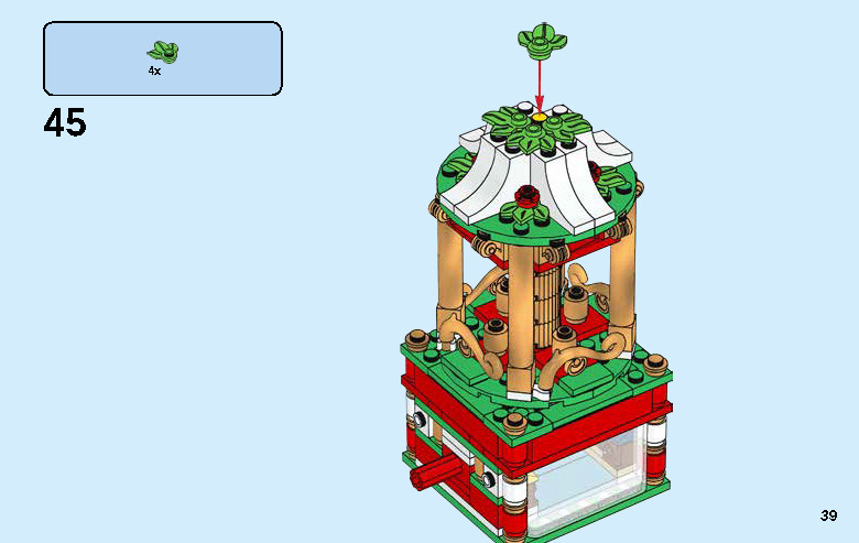 TwindBricks3D - 40293 Christmas Carousel 3D print model_38