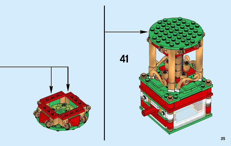 TwindBricks3D - 40293 Christmas Carousel 3D print model_34