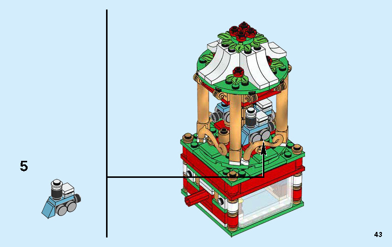 TwindBricks3D - 40293 Christmas Carousel 3D print model_42