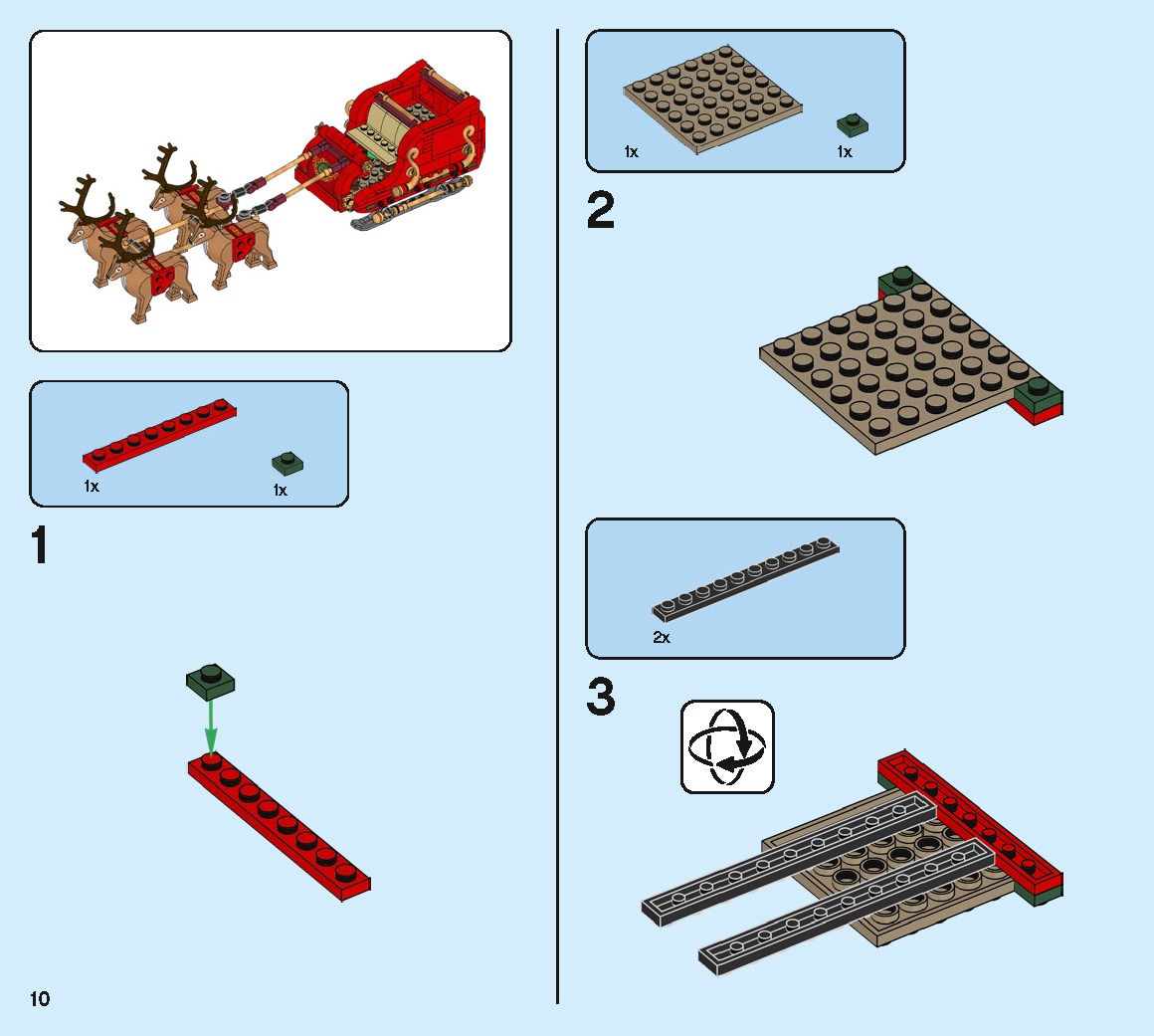 TwindBricks3D - 40499 Santa-Sleigh 3D print model_19