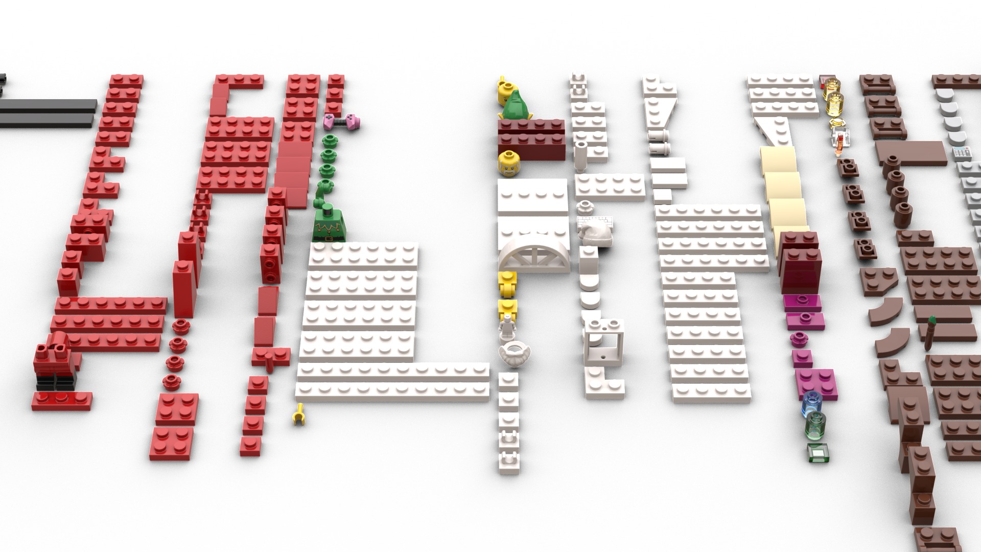 TwindBricks3D - 40565 Santa Workshop 3D print model_1