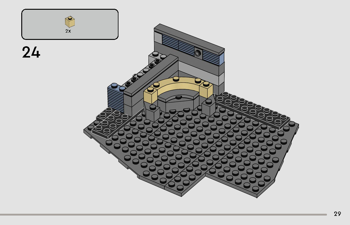 TwindBricks3D - 40658 Millennium Falcon Holiday Diorama 3D print model_43