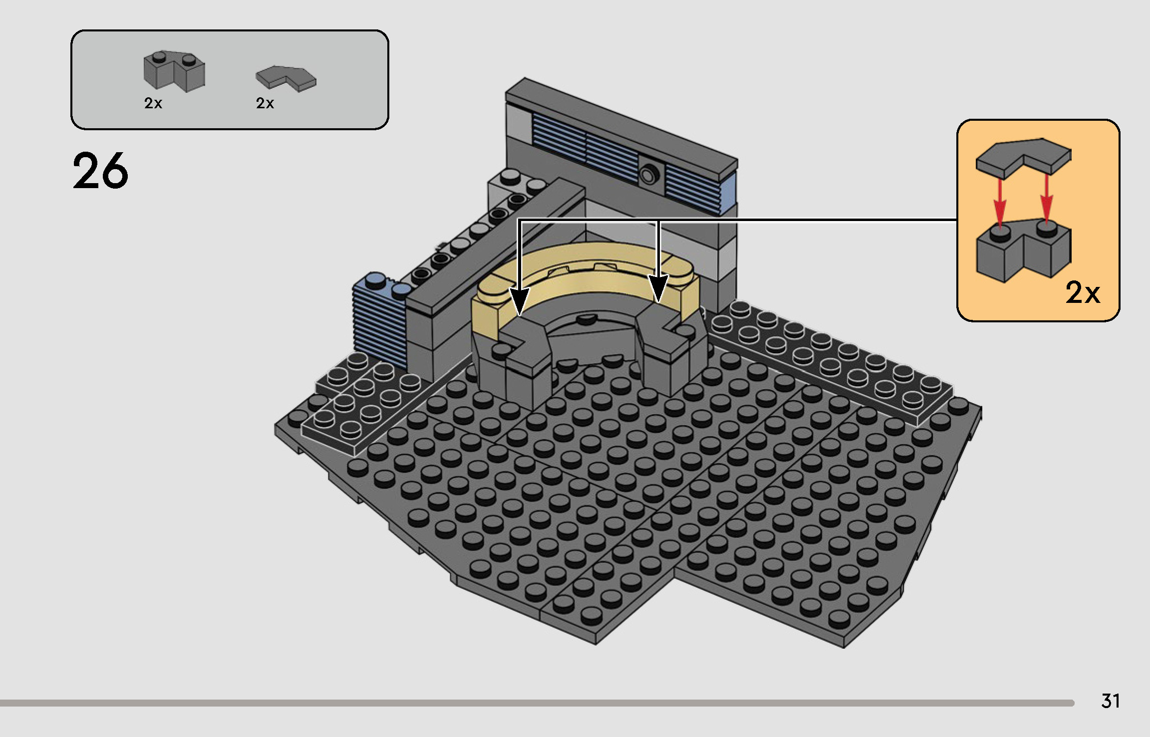 TwindBricks3D - 40658 Millennium Falcon Holiday Diorama 3D print model_47