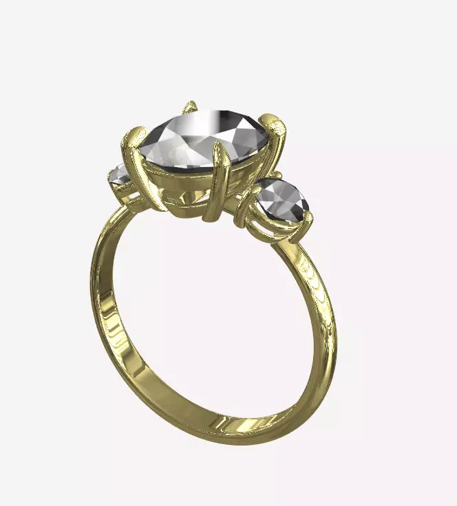 rings 3D print model_0