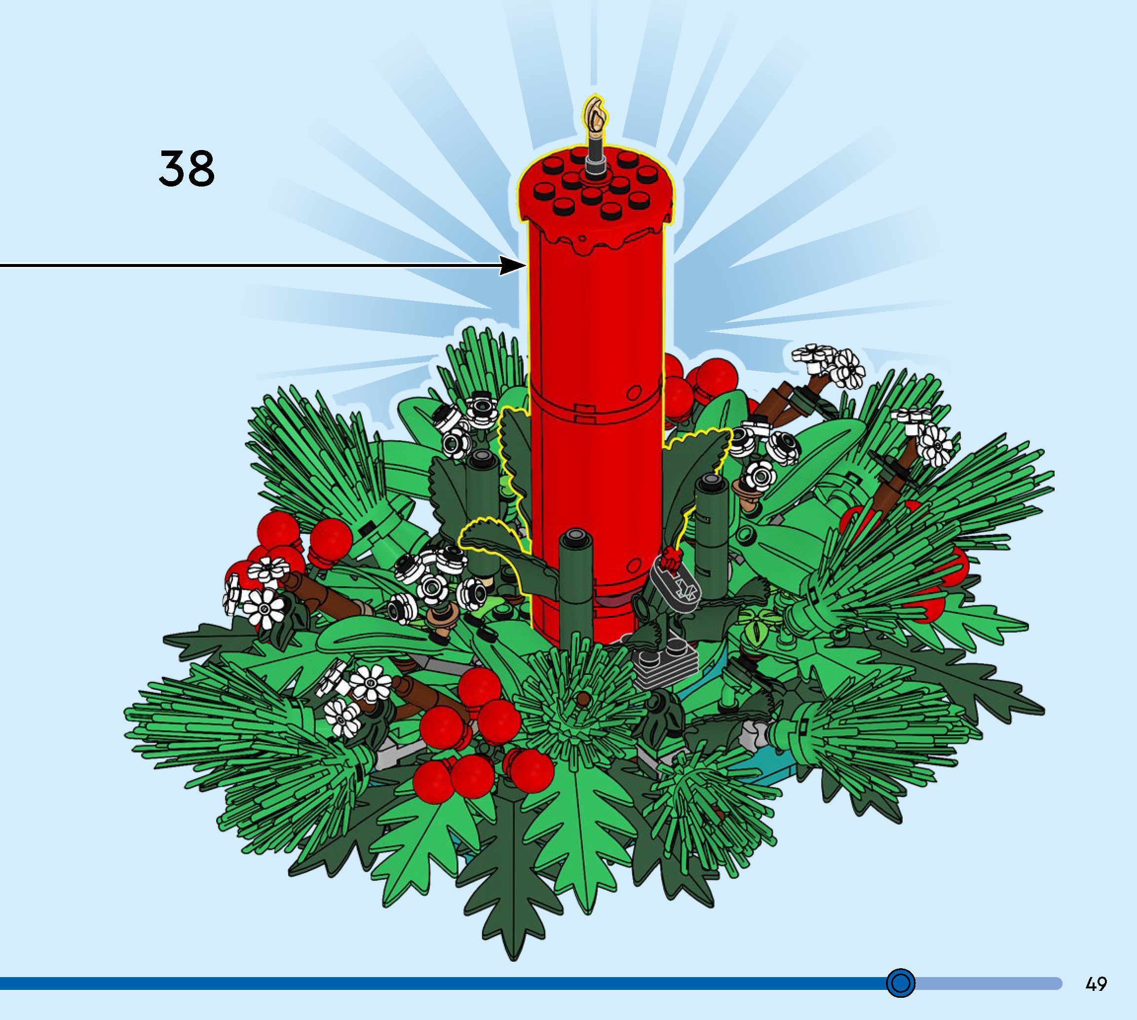 TwindBricks3D - 40743 Christmas Table Decoration 3D print model_47