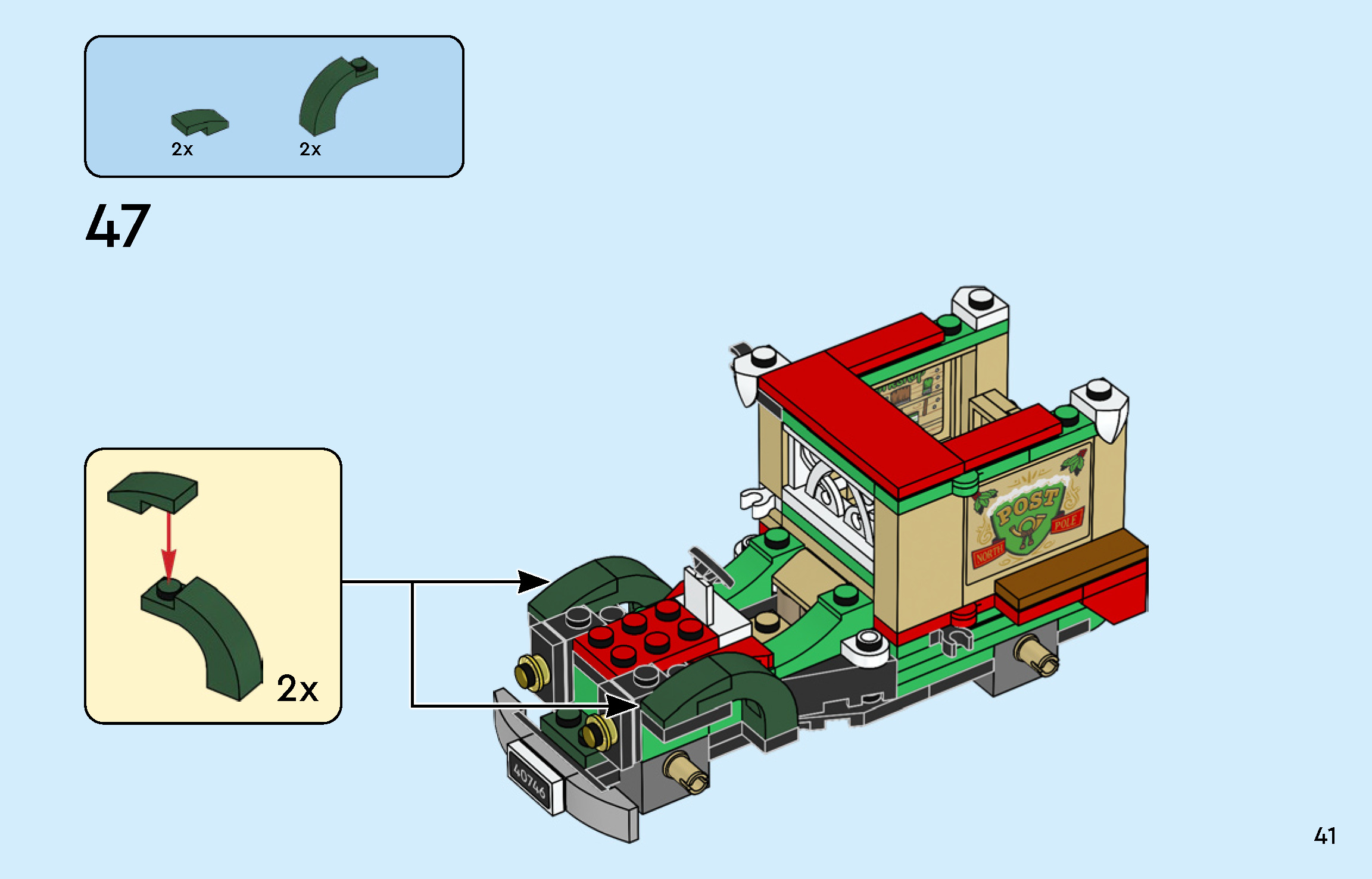 TwindBricks3D - 40746 Santa Delivery Truck 3D print model_40