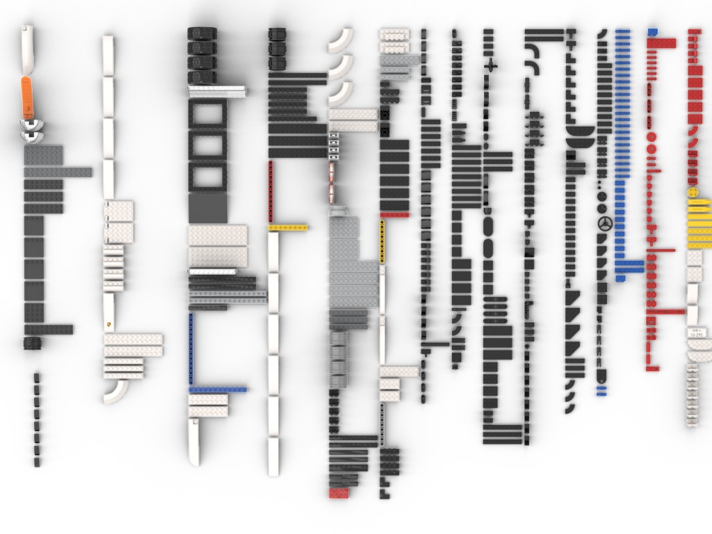 PixelBricks3D - LEGO Porsche 911  3D print model_6