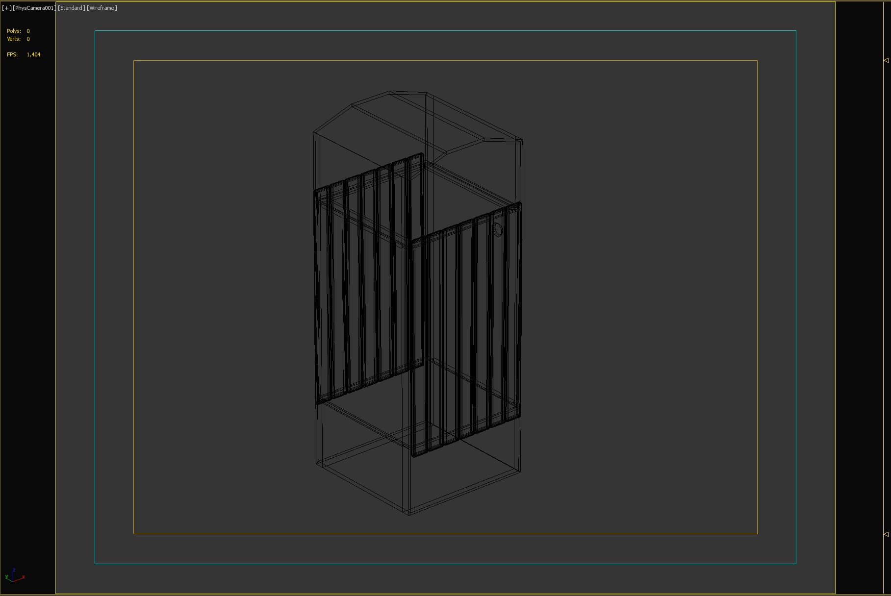 Stylish Outdoor Trash Bin with Wood and Metal Design 3D model_3