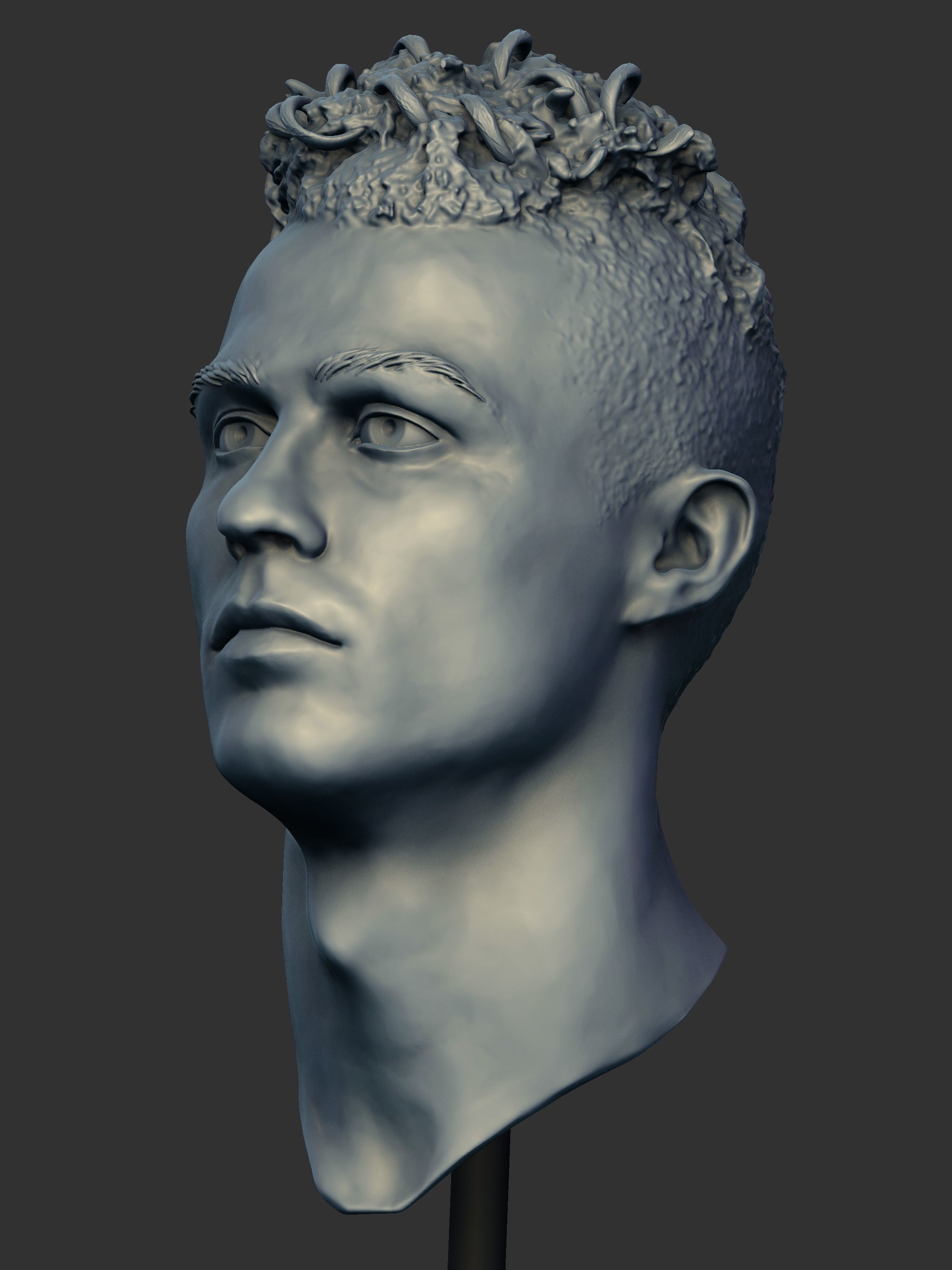 Cristiano Ronaldo 3D print model_3