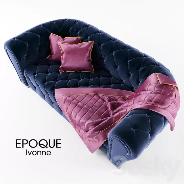 Sofa EPOQUE Ivonne Art Deco 3D model