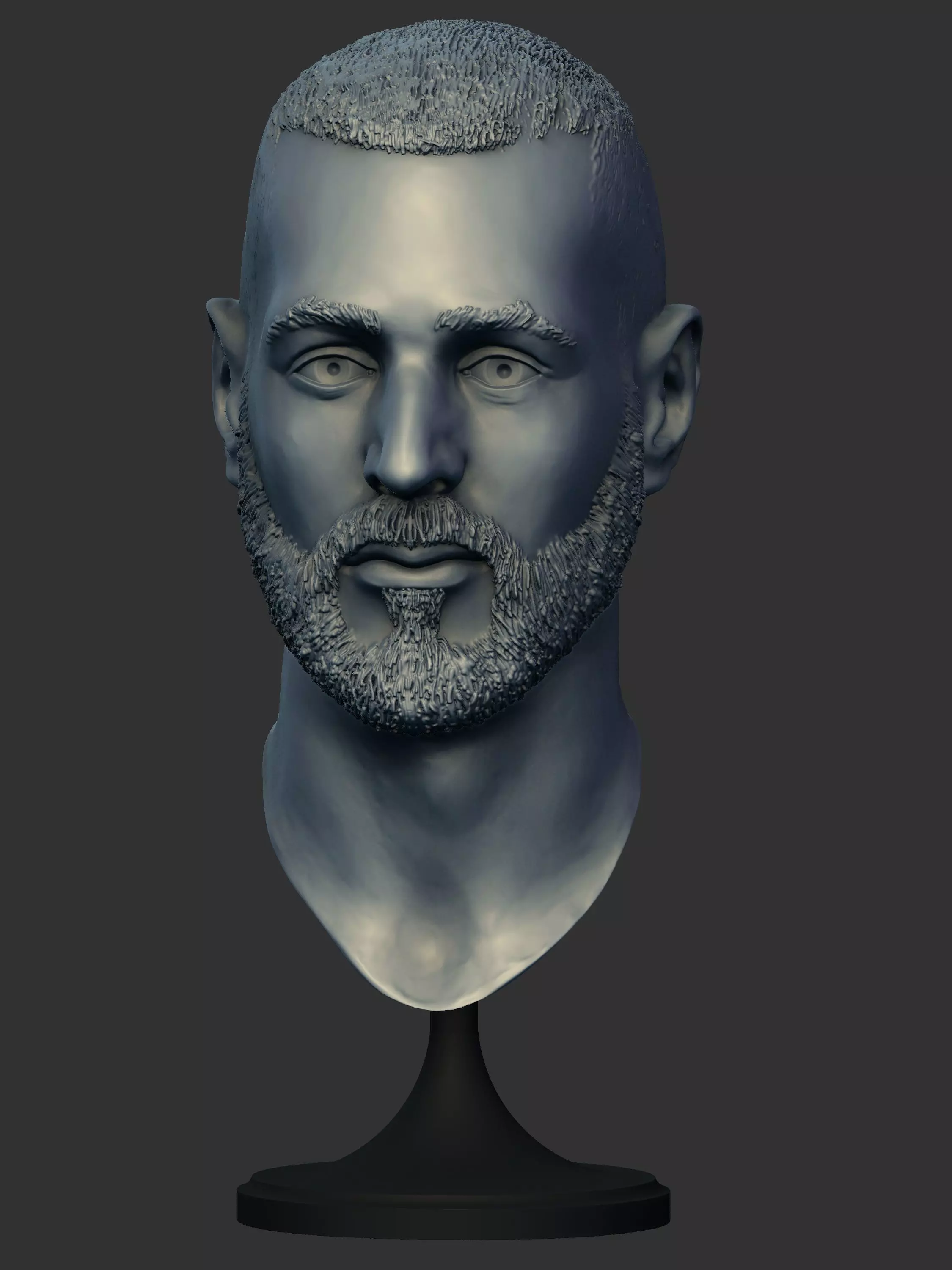 Karim Benzema 3D print model_0