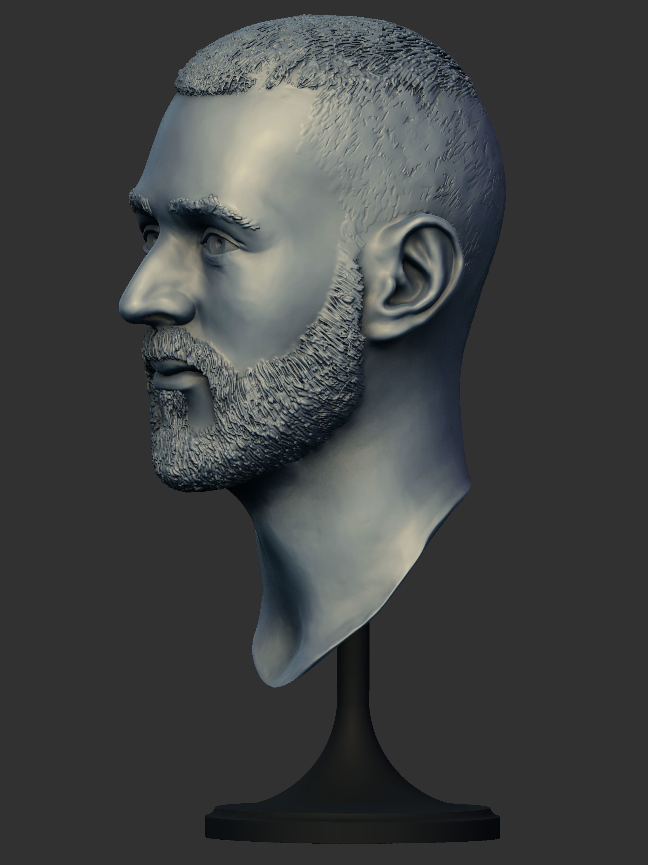 Karim Benzema 3D print model_1