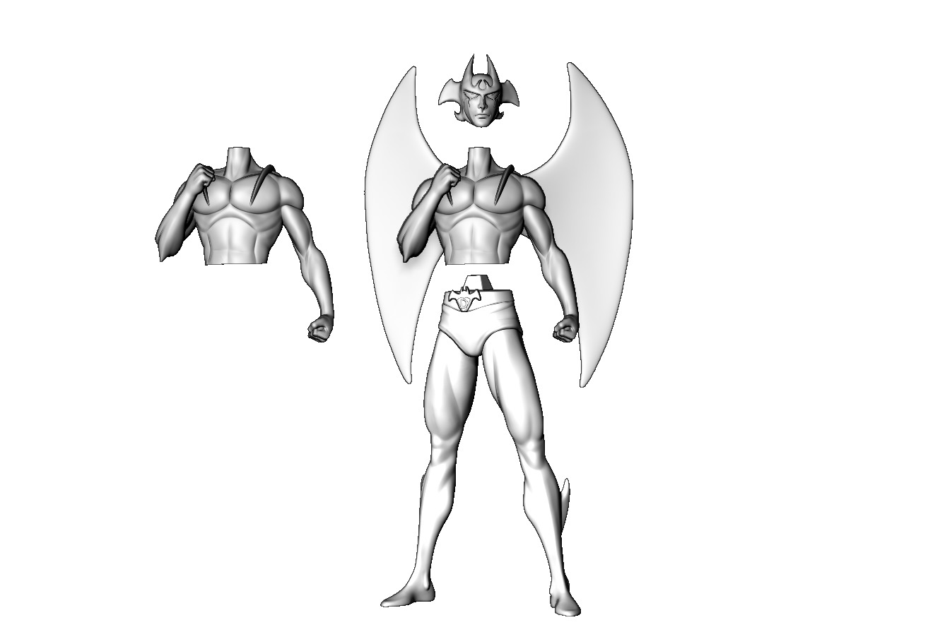 Devilman 3D print model_8