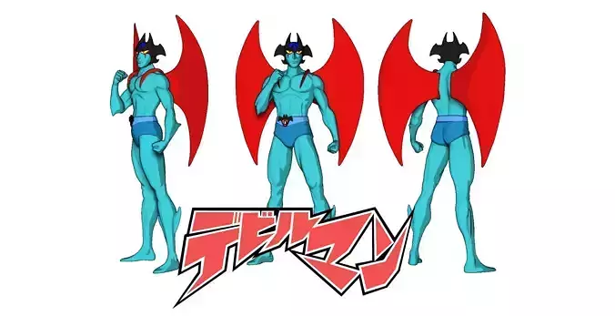 Devilman 3D print model