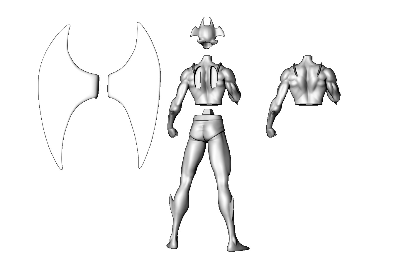 Devilman 3D print model_7