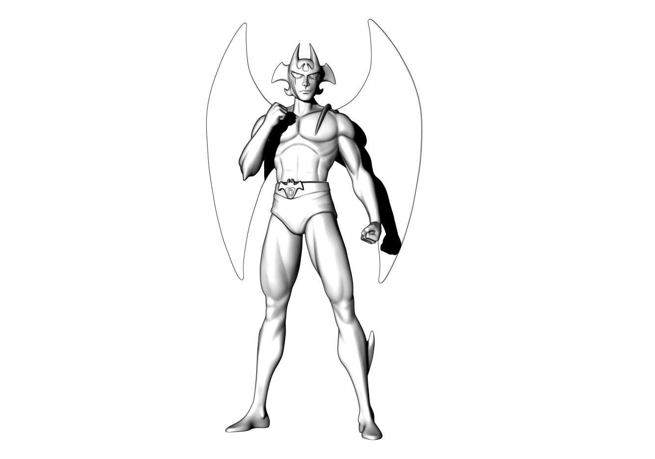 Devilman 3D print model_6