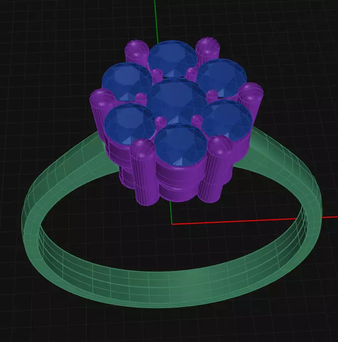 engagement rings 3D print model_0