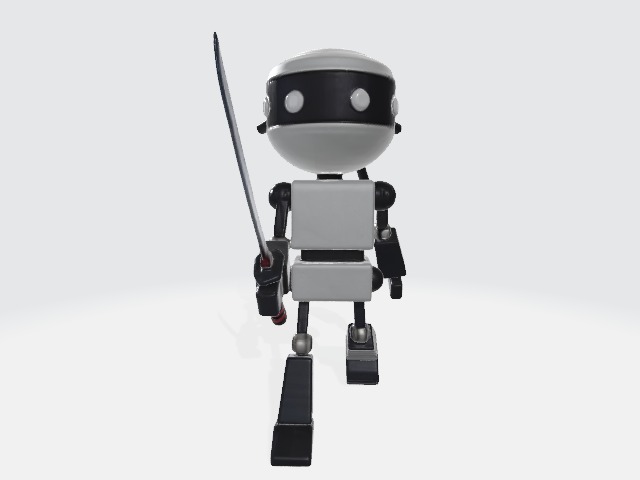 Ninja robot 3D model_1