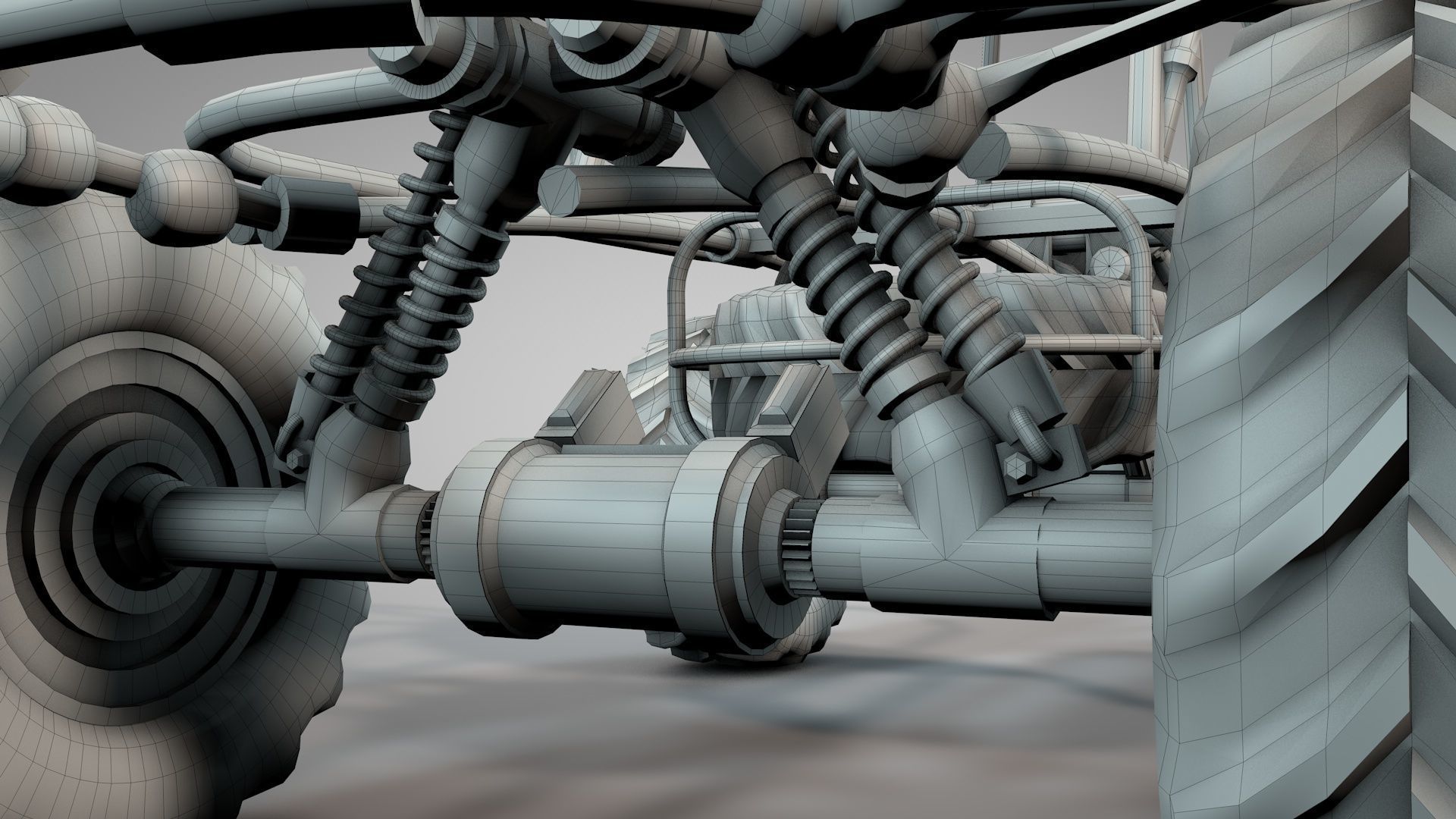 Apocalyptic War Cars v2 3D model_20