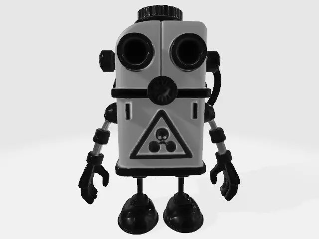 Nuclear power robot 3D model_0