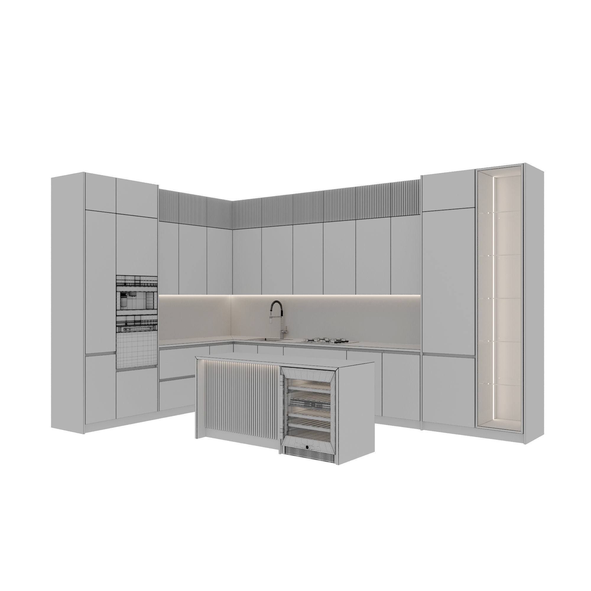 kitchen 049 3D model_6