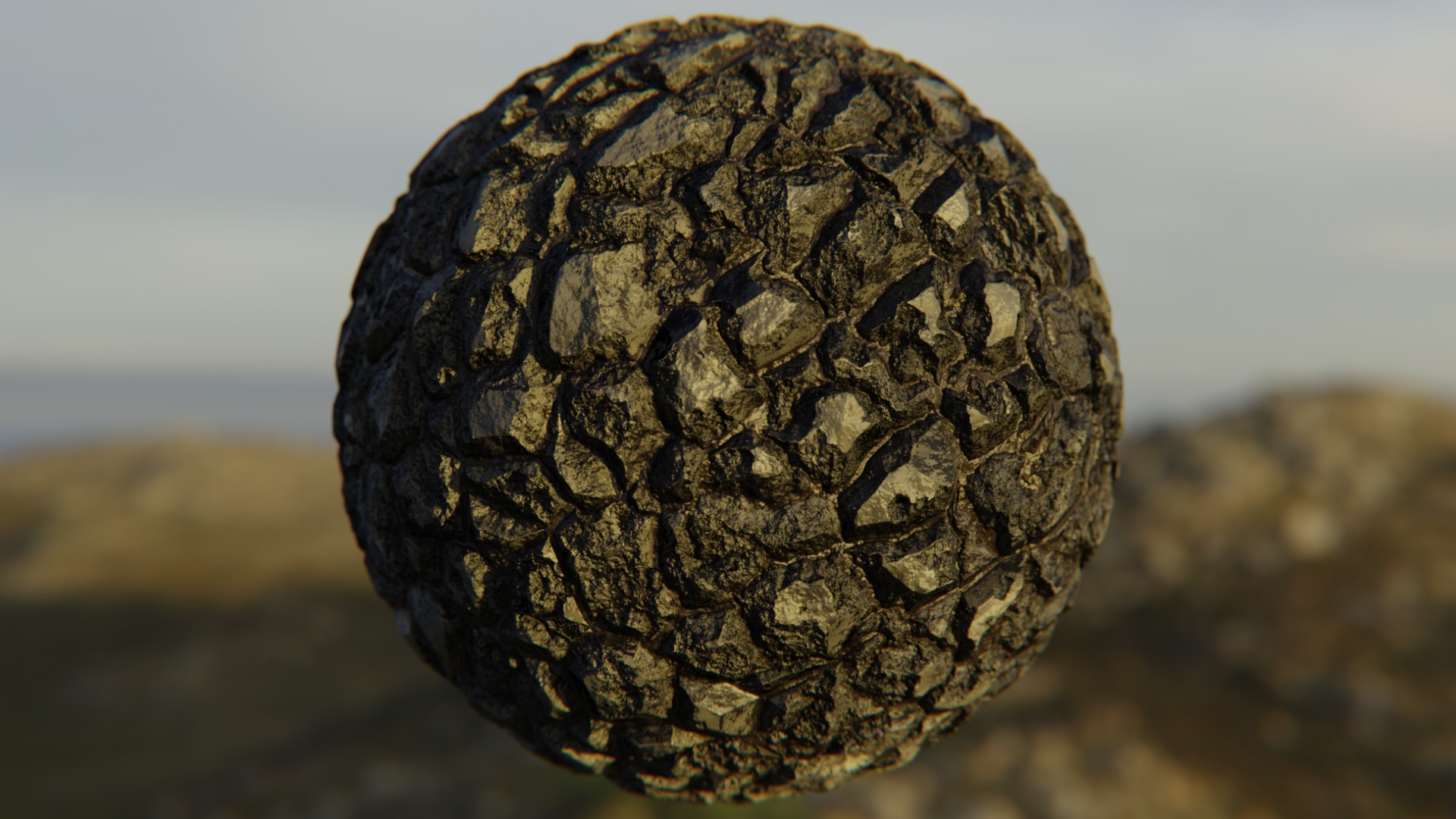Realistic Chunky Rock Ground - Procedural PBR Shader Texture_4