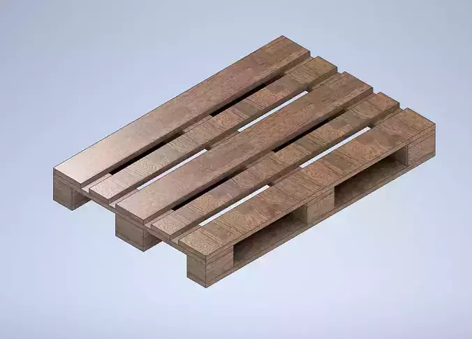 Pallet 3D print model