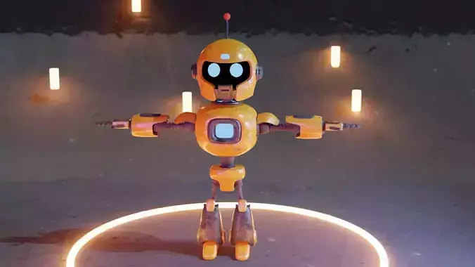 Stylized Robot Character