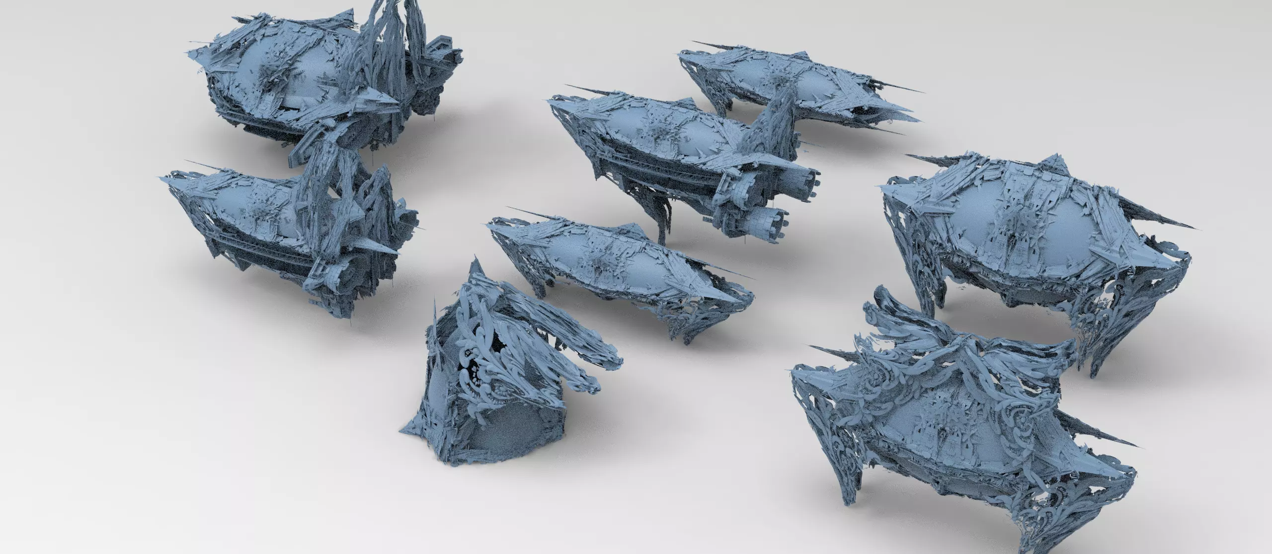 Aquaman sea masters ship collection 3D model