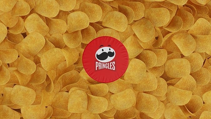 Pringles Harvest Blends - Homestyle Ranch Low-poly 3D model 5