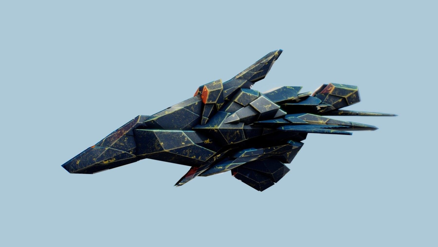 spaceships bundle 04 3D model_4