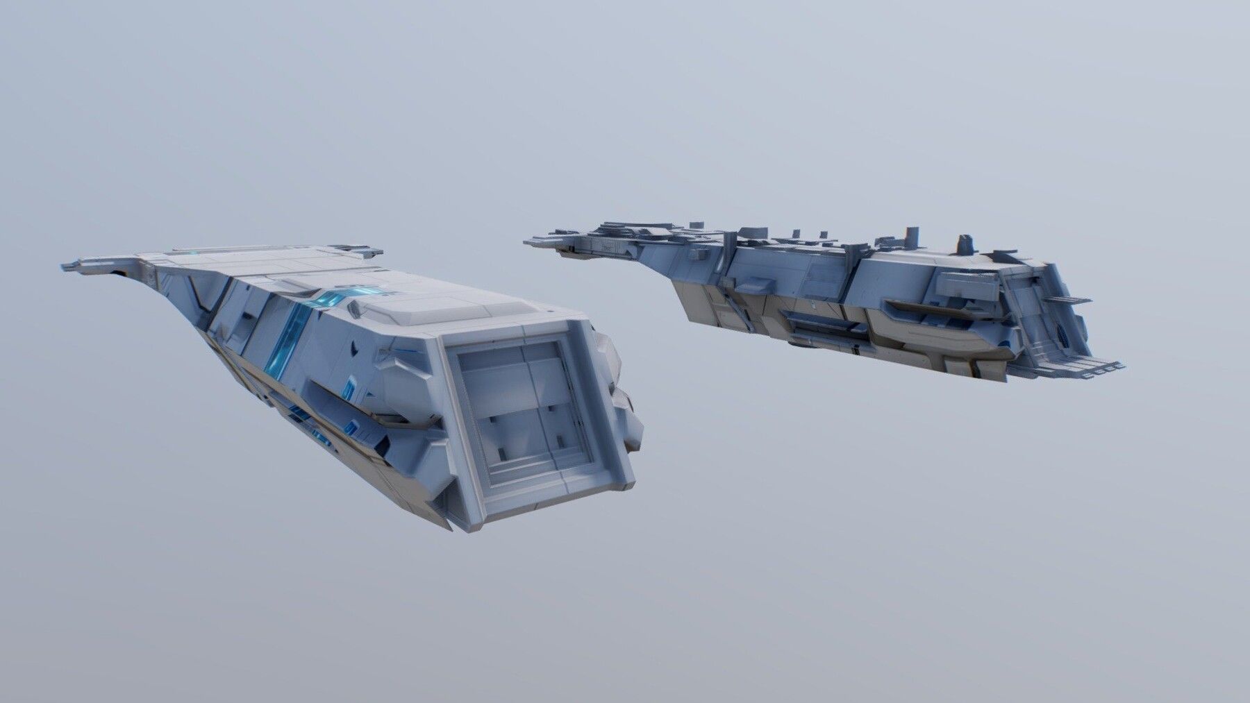 spaceships bundle 04 3D model_9