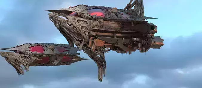 Santa Great Airship 2 versions