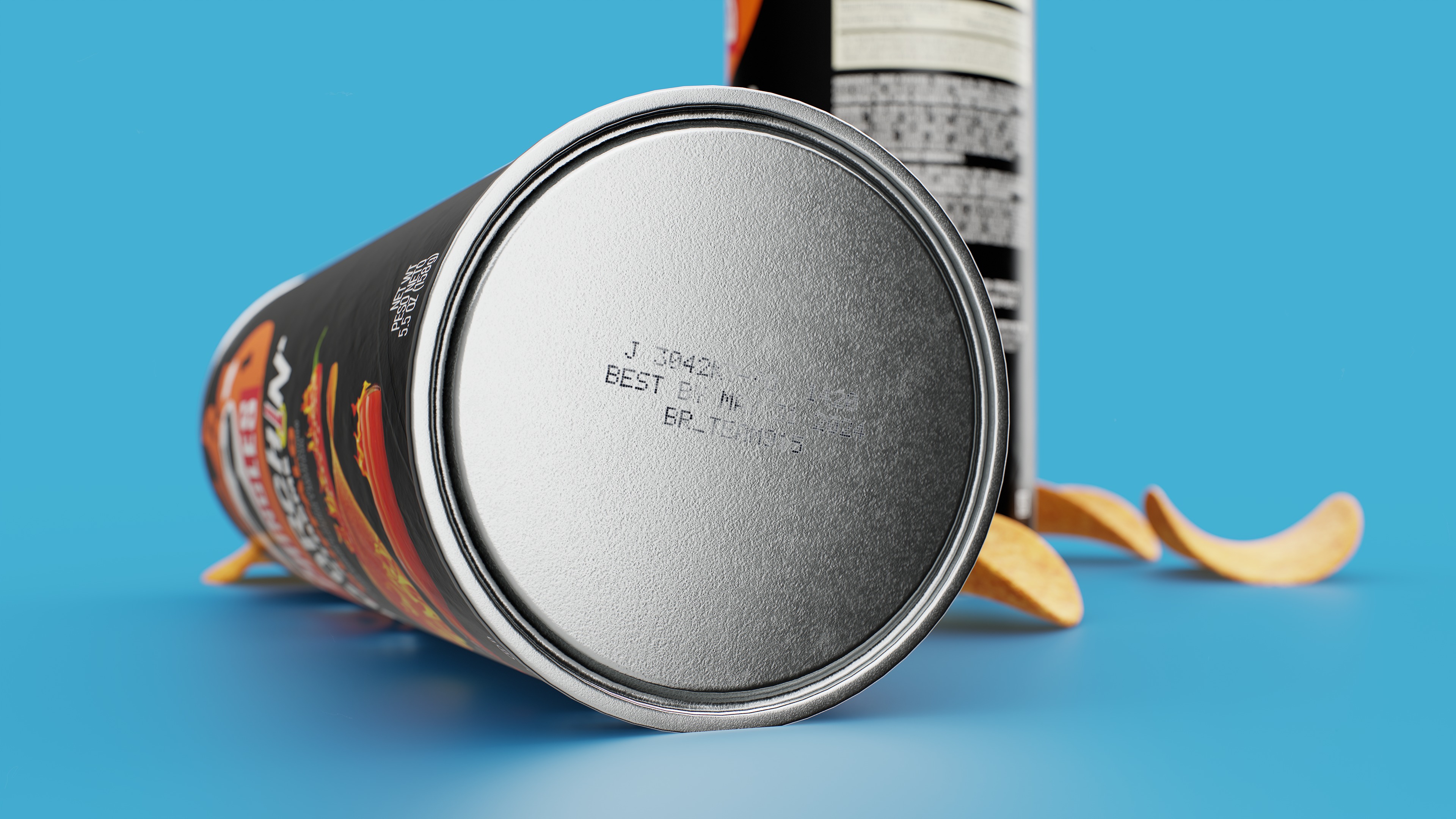 Pringles Scorchin - Buffalo Low-poly 3D model_10