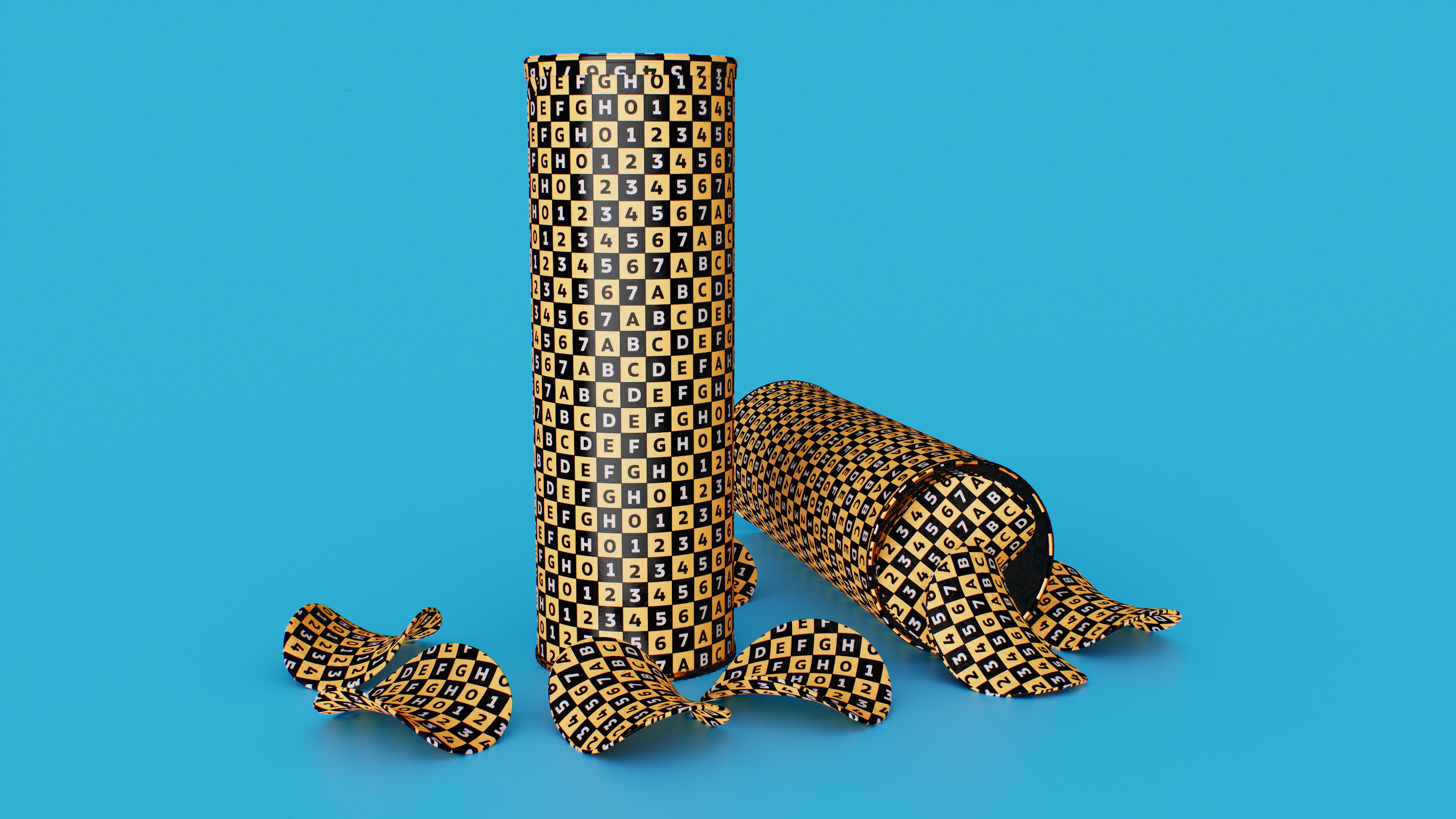 Pringles Scorchin - Buffalo Low-poly 3D model_13