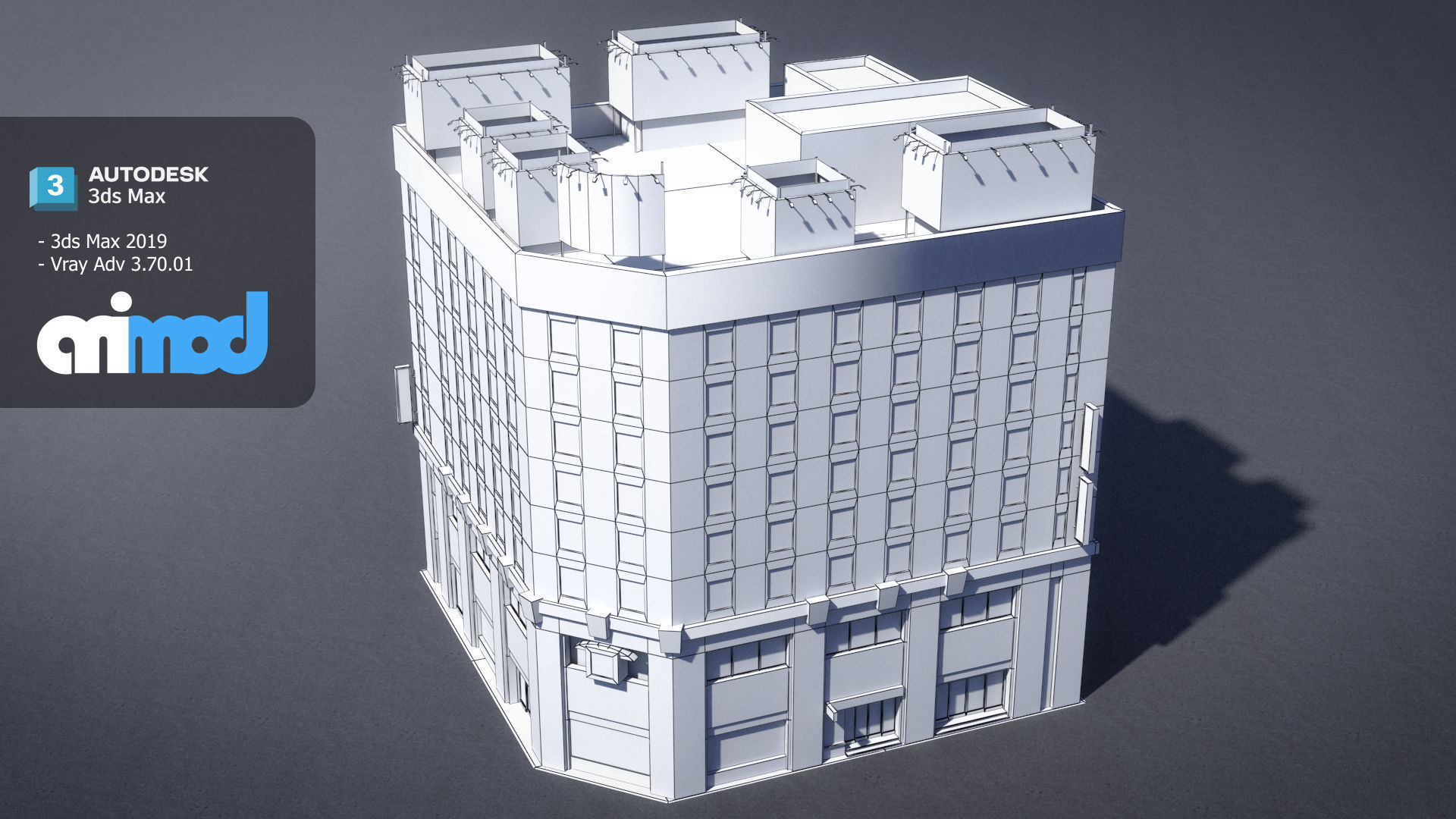 Japanese Building 0005 3D model_8