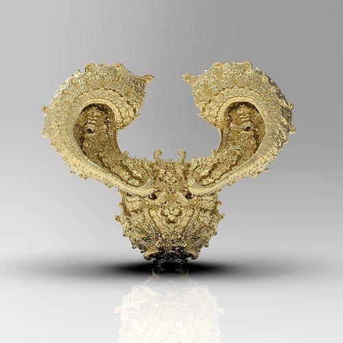 Fractal Kleinian - 2Fold Symmetry 3D print model