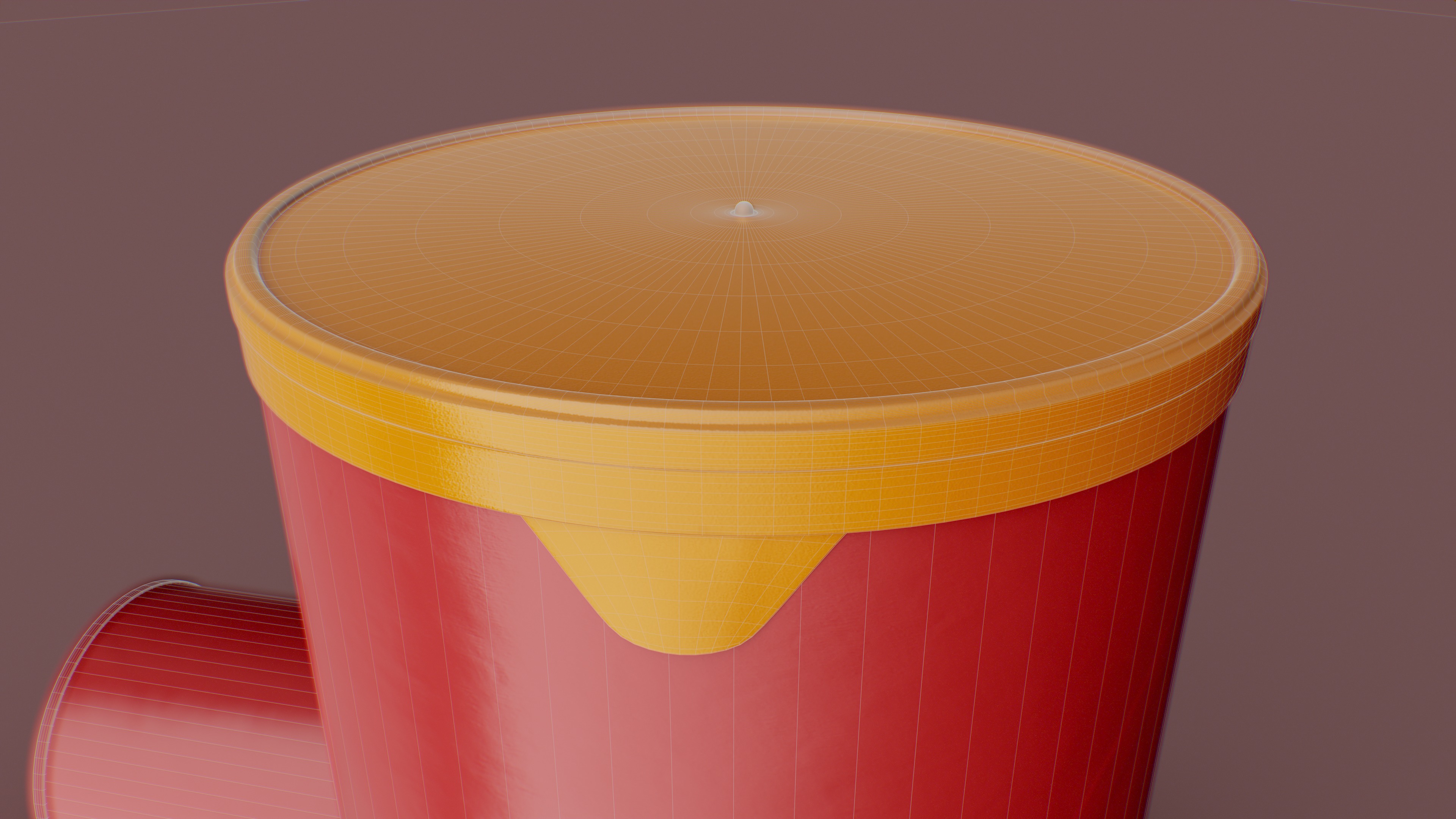 Pringles Scorchin - Sour Cream and Onion Low-poly 3D model_19