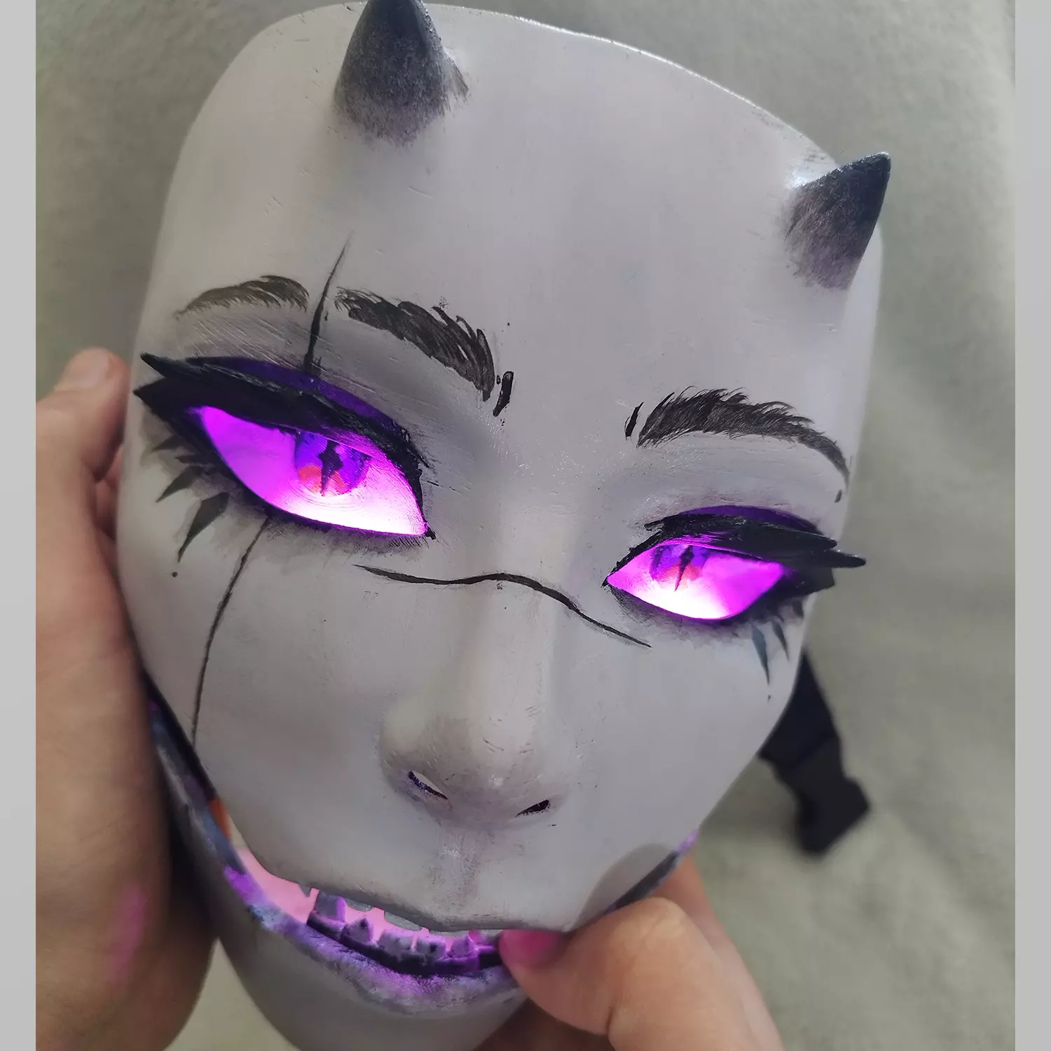 Demon mask - Sarokichi Style 3D print model_0