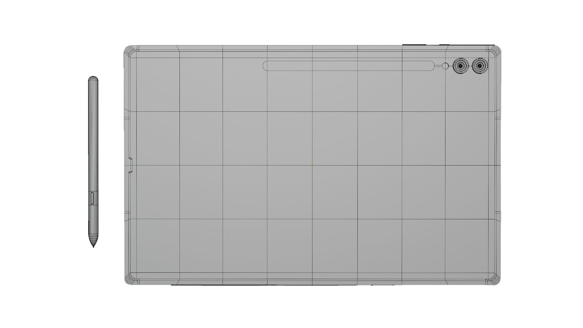 Samsung Galaxy Tab S10 Ultra Low-poly 3D model_7