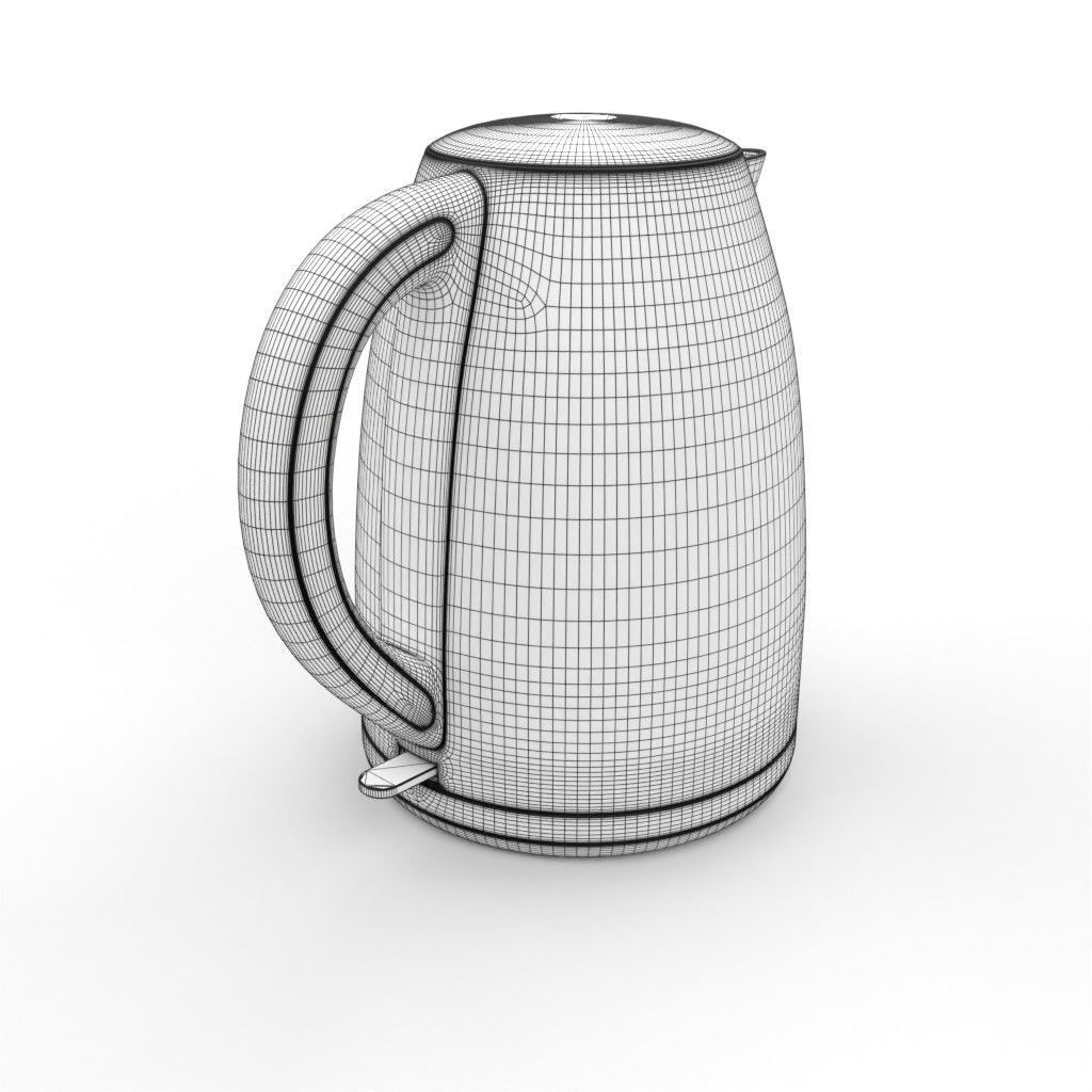 Electric Kettle 3D model_4