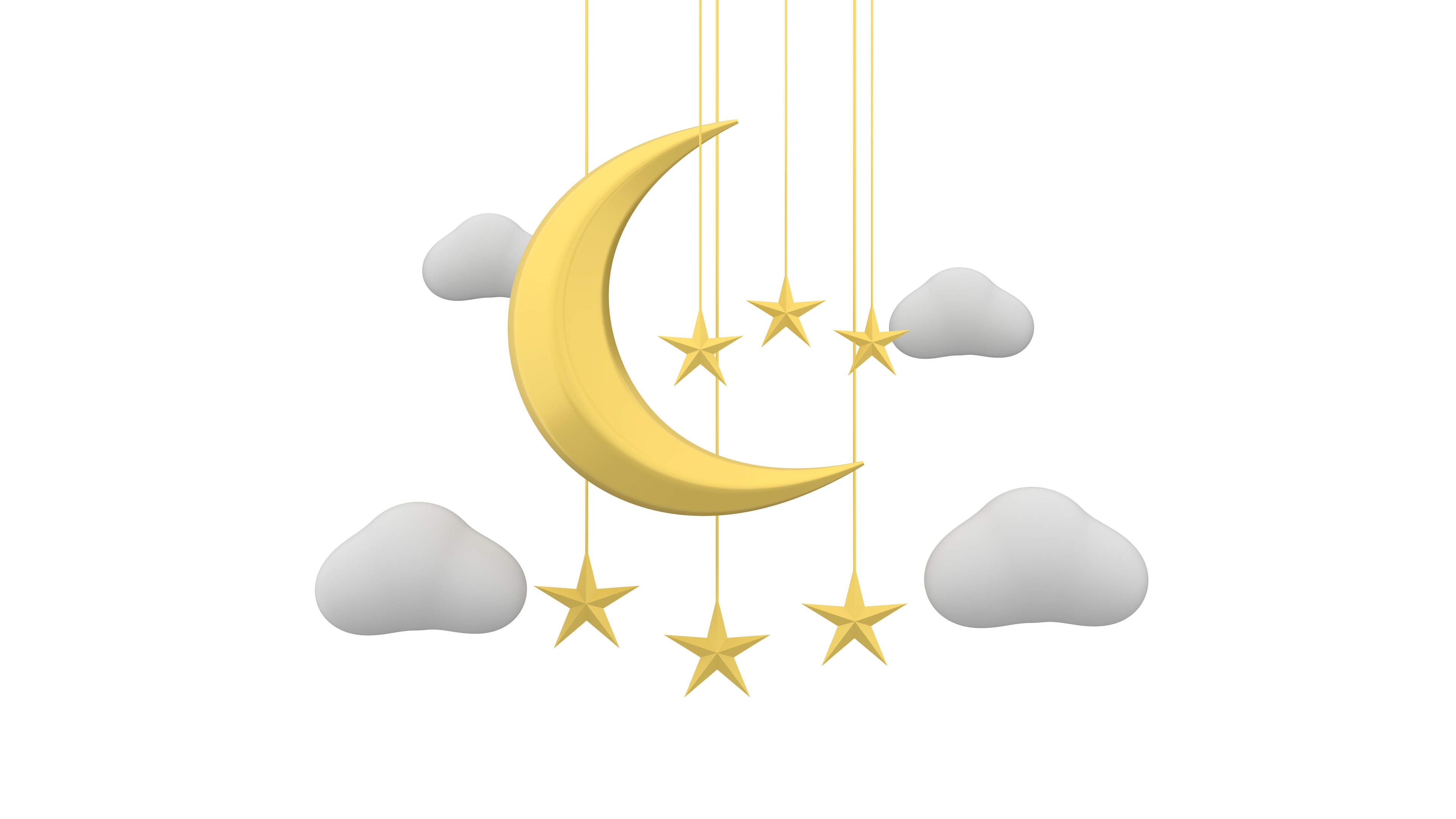 Ramadan Kareem 3d Icon Pack Low-poly 3D model_15
